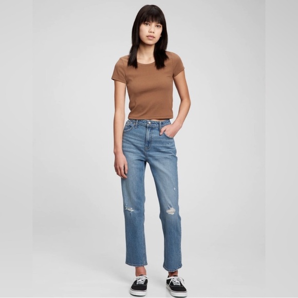 GAP Other - Kids/Teen High-rise Girlfriend Jean